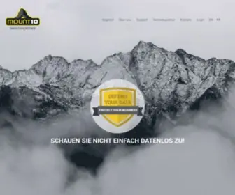 Mount10.ch(MOUNT10 ist Ihr Parter für Daten und Sicherheit) Screenshot