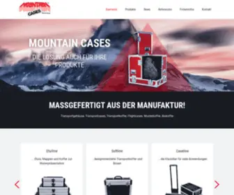 Mountain-Cases.de(Transportkoffer / Transportgehäuse) Screenshot