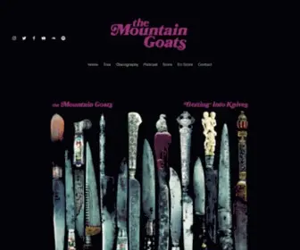 Mountain-Goats.com(The Mountain Goats) Screenshot