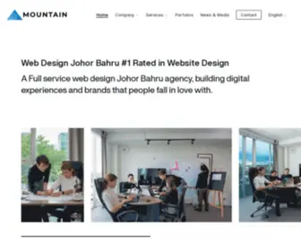 Mountain.com.my(Web Design Johor Bahru ( JB )) Screenshot