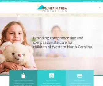 Mountainareapeds.com(Pediatric Private Practice located in Asheville) Screenshot