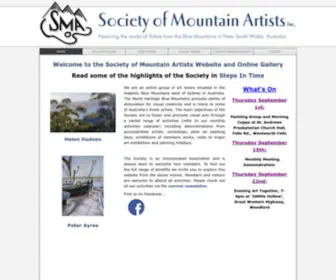 Mountainartists.org(Society of Mountain Artists) Screenshot