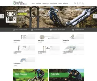 Mountainbike-Parts.ch(Schweizer MTB Parts Onlineshop) Screenshot