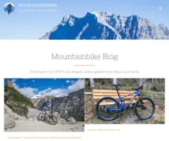 Mountainbiker.blog(Ein Blog von Mountainbikern für Mountainbiker. Achtung) Screenshot