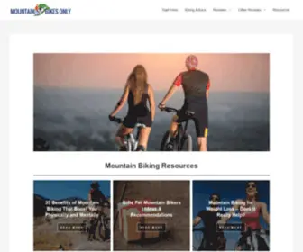 Mountainbikesonly.com(Reviews and Buying Guides of Mountain Bike) Screenshot