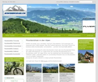 Mountainbikeurlaub.com(Die besten Regionen) Screenshot
