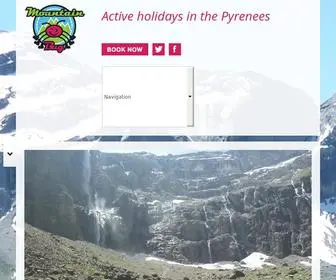 Mountainbug.com(Mountainbug Pyrenees holidays) Screenshot