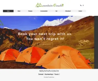 Mountaincouch.com(Himalaya Tour Company) Screenshot