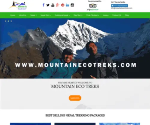 Mountainecotreks.com(Mountain Eco Treks) Screenshot