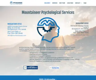 Mountaineerpsyc.com(Mountaineer Psychological Services) Screenshot