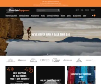 Mountainequipment.com(Mountain Equipment) Screenshot