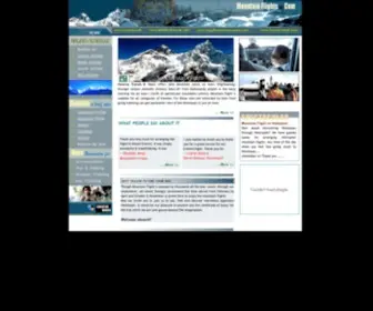 Mountainflights.com(Mountain Flight in Nepal) Screenshot