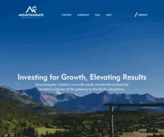 Mountaingate.com(Mountaingate Capital) Screenshot