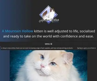 Mountainhollowragdolls.com.au(Mountain Hollow Ragdolls) Screenshot