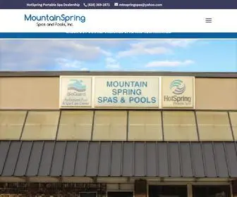 Mountainhotspring.com(Mountain Spring) Screenshot