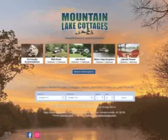 Mountainlakecottages.com(Mountain Lake Cottages) Screenshot
