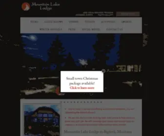 Mountainlakelodge.com(Mountain Lake Lodge) Screenshot