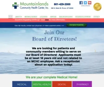 Mountainlands.org(Mountainlands Community Health Center) Screenshot