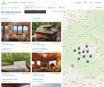 Mountainlaurelcabinrentals.com(Blue Ridge Cabin Rentals) Screenshot