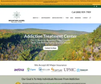 Mountainlaurelrecoverycenter.com(Mountain Laurel Recovery Center) Screenshot