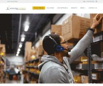 Mountainleverage.com(Warehouse Voice Picking Technology & Solutions) Screenshot