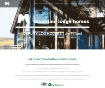 Mountainlodgehomes.co.uk(Mountain Lodge HomesHome) Screenshot