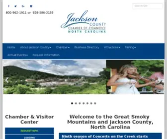 Mountainlovers.com(Jackson County Chamber & Visitor Center) Screenshot