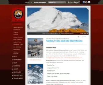 Mountainmadness.com(Mountain Madness) Screenshot