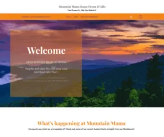 Mountainmamahomedecorandgifts.com(Handmade Home Decor) Screenshot