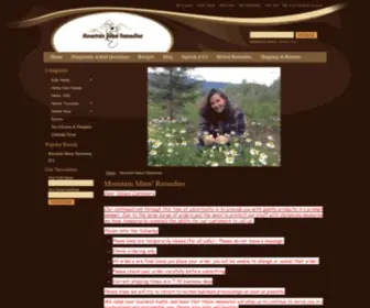 Mountainmausremedies.com(Mountain Maus Remedies) Screenshot