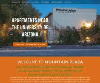 Mountainplazatucson.com(Mountain Plaza Apartments) Screenshot