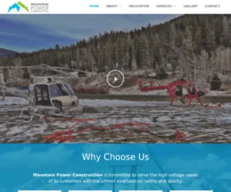 Mountainpower.com(Mountain Power Construction) Screenshot