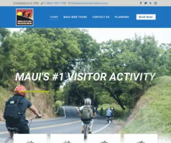 Mountainriders.com(Longest Haleakala Downhill Bike Ride) Screenshot