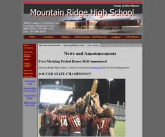 Mountainridgehigh.com(Mountain Ridge High School) Screenshot