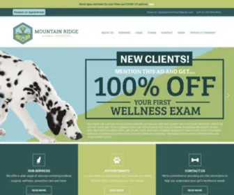 Mountainridgevet.com(Mountain Ridge Animal Hospital) Screenshot