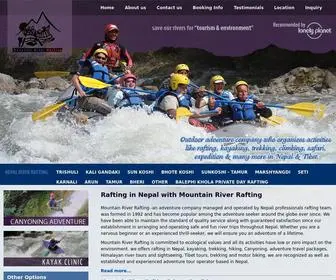 Mountainriverrafting.com(Mountain River Rafting) Screenshot