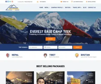 Mountainrocktreks.com(Trekking & Expedition in Nepal) Screenshot