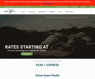 Mountainshuttle.com(Denver to Breckenridge & Vail Airport Shuttle) Screenshot