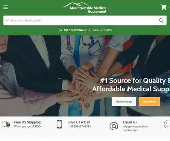 Mountainside-Medical.com(Mountainside Medical Equipment) Screenshot