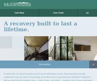 Mountainside.com(Mountainside Addiction Treatment Center) Screenshot