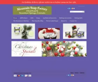 Mountainsoapfactory.com(Mountain Soap Factory) Screenshot