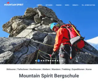 Mountainspirit.de(Führungen) Screenshot