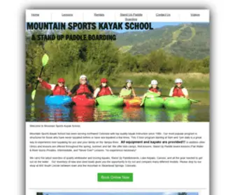 Mountainsportskayak.com(About Us) Screenshot