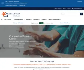 Mountainstarhealth.com(HCA geo) Screenshot