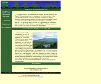 Mountainsummits.com(Hiking New England's Mountains) Screenshot