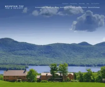 Mountaintopinn.com(Mountain Top Inn & Resort) Screenshot