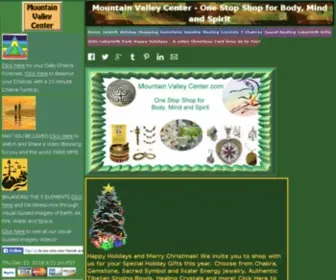 Mountainvalleycenter.com(One stop shop for metaphysical supplies) Screenshot