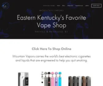 Mountainvapors.org(Mountain Vapors) Screenshot