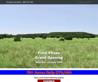 Mountainviewranchtx.com(Hico & Glen Rose Area Ranches For Sale at Bargain Prices) Screenshot