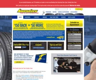 Mountainviewtire.com(Mountain View Tire & Auto Service) Screenshot